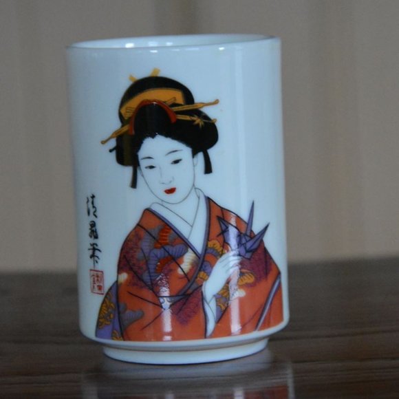 Japanese tea cups Set of 2 - Picture 2 of 5
